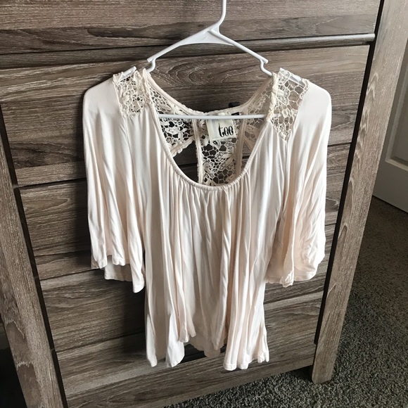 Anthro flowy too with open unique back - Picture 1 of 3